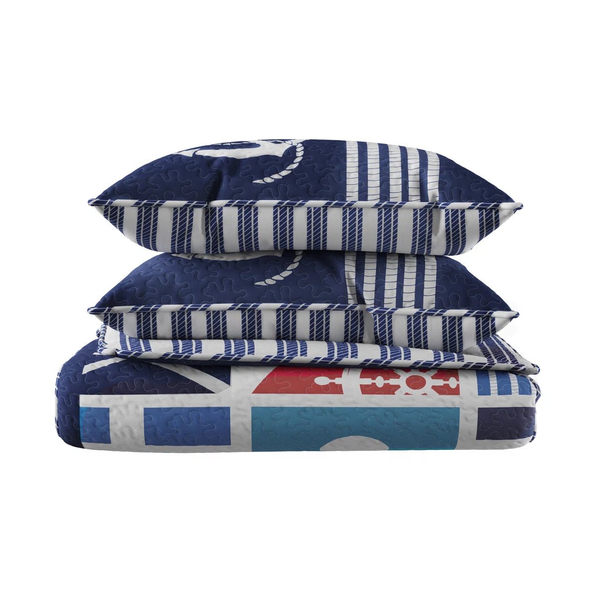 Coastal - Themed Quilt Set - From Where - 