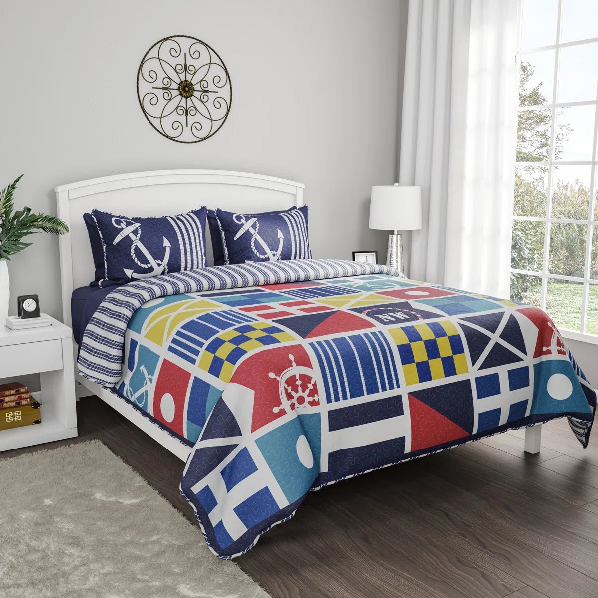 Coastal - Themed Quilt Set - From Where - 