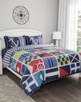 Coastal - Themed Quilt Set - From Where - 