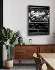 Cocktails in Neon Canvas Poster - From Where - 
