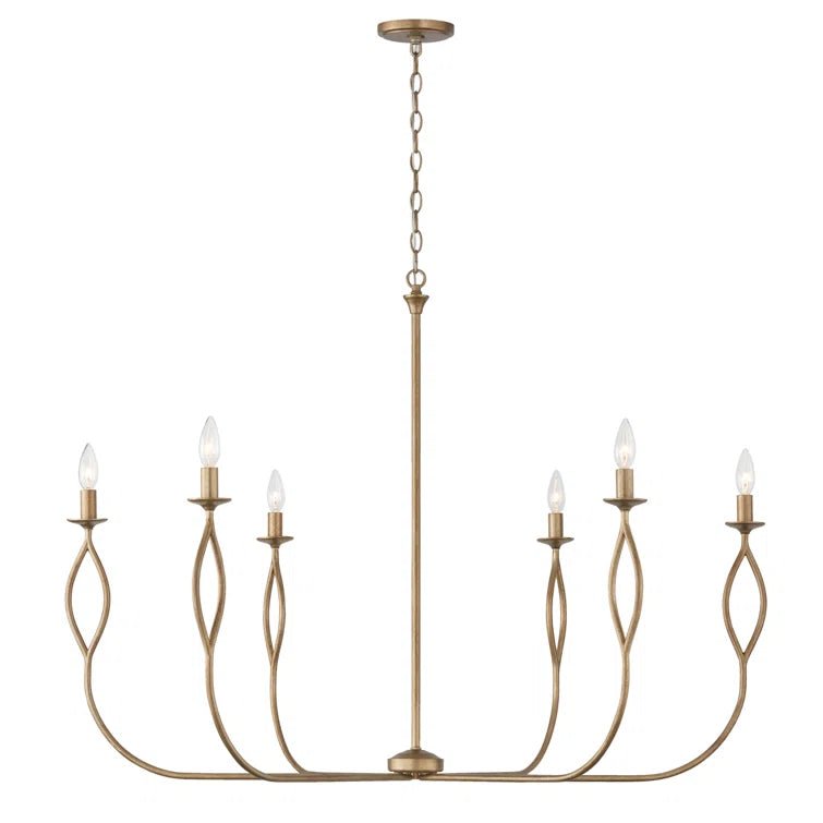 Cohen 6 - Light Traditional Chandelier - From Where - 