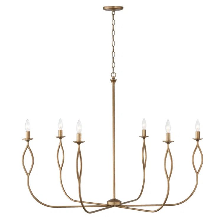 Cohen 6 - Light Traditional Chandelier - From Where - 