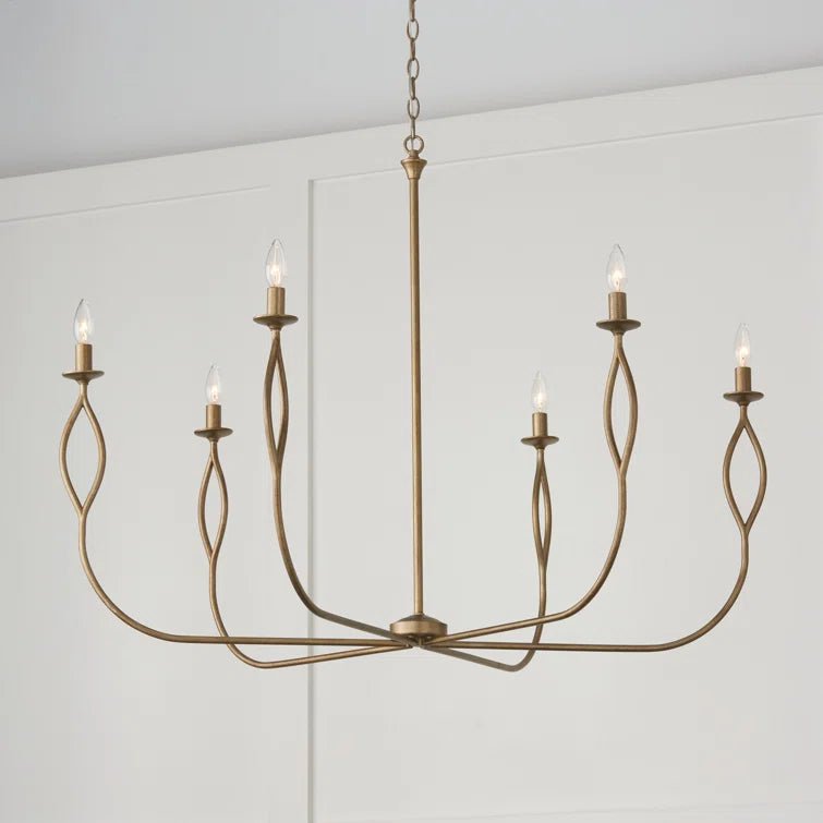 Cohen 6 - Light Traditional Chandelier - From Where - 