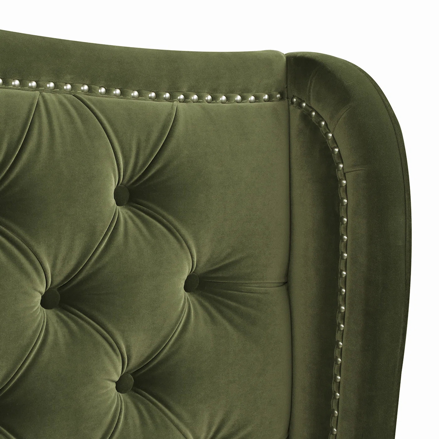 Coleman Upholstered Wingback Bed - From Where - 