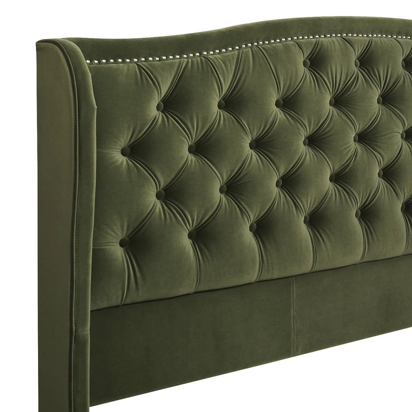 Coleman Upholstered Wingback Bed - From Where - 