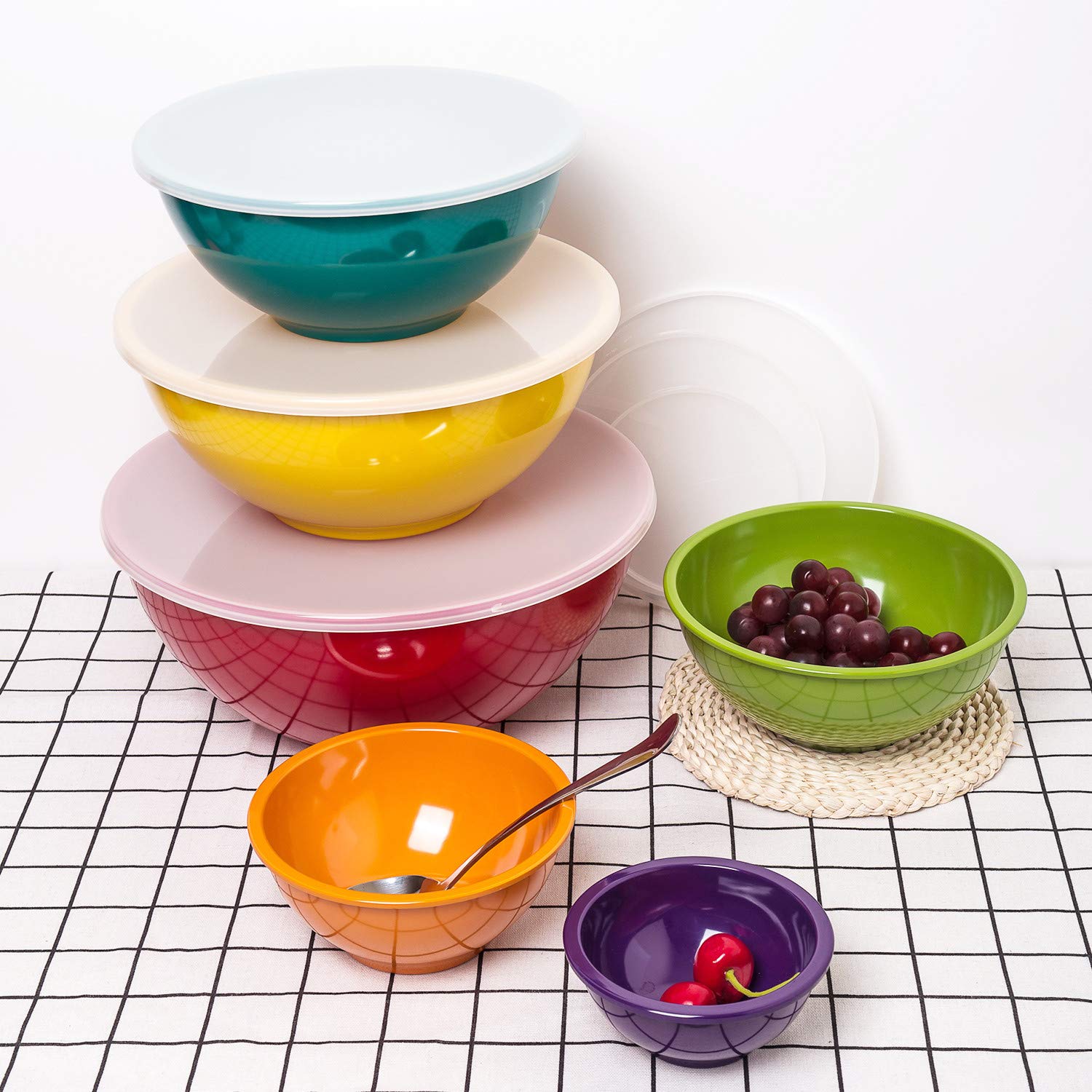 Colorful Mixing Bowls (Set of 6) - From Where - 