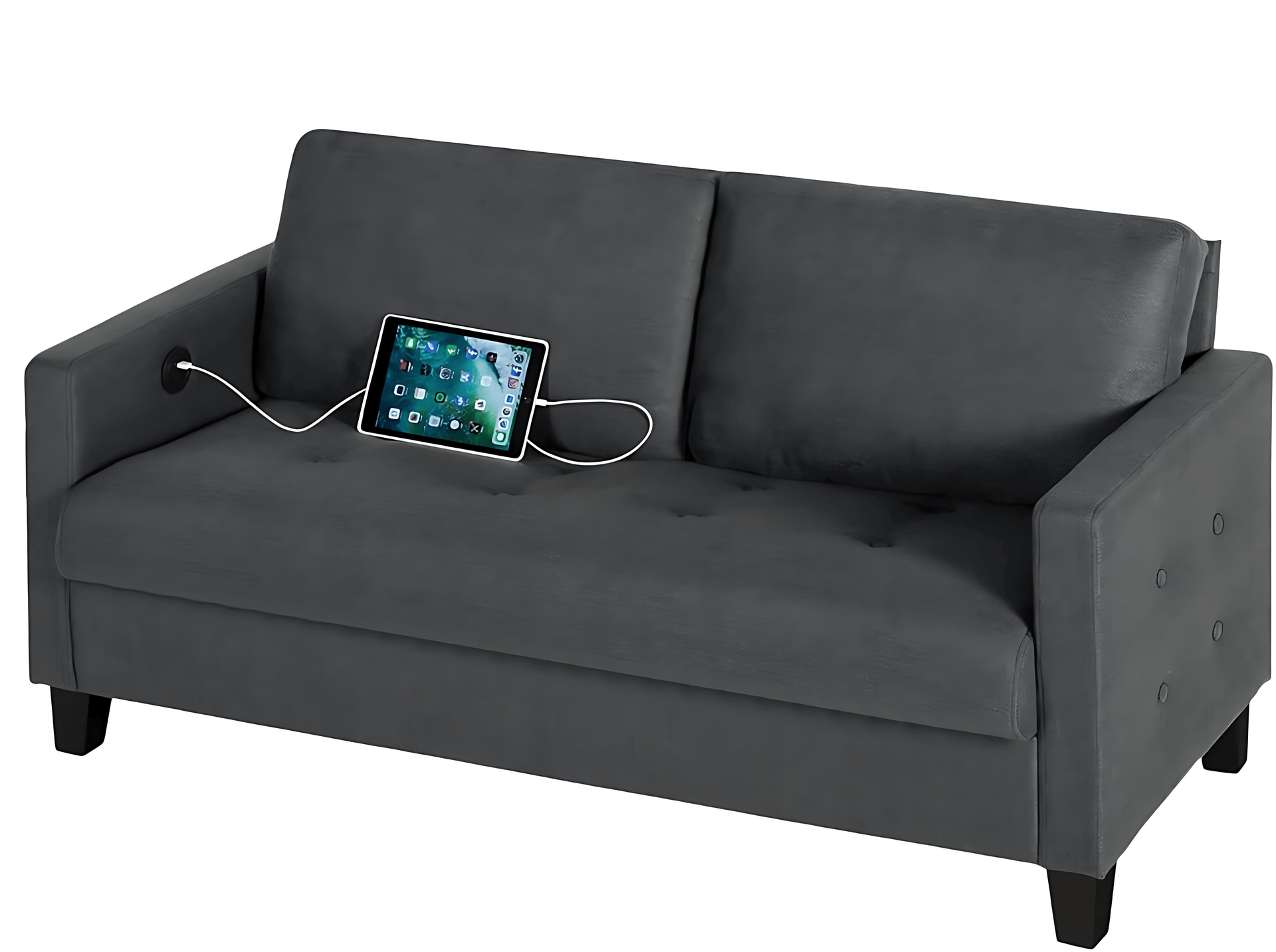 Comfy Loveseat Sofa Small Couch From Where - Main Image