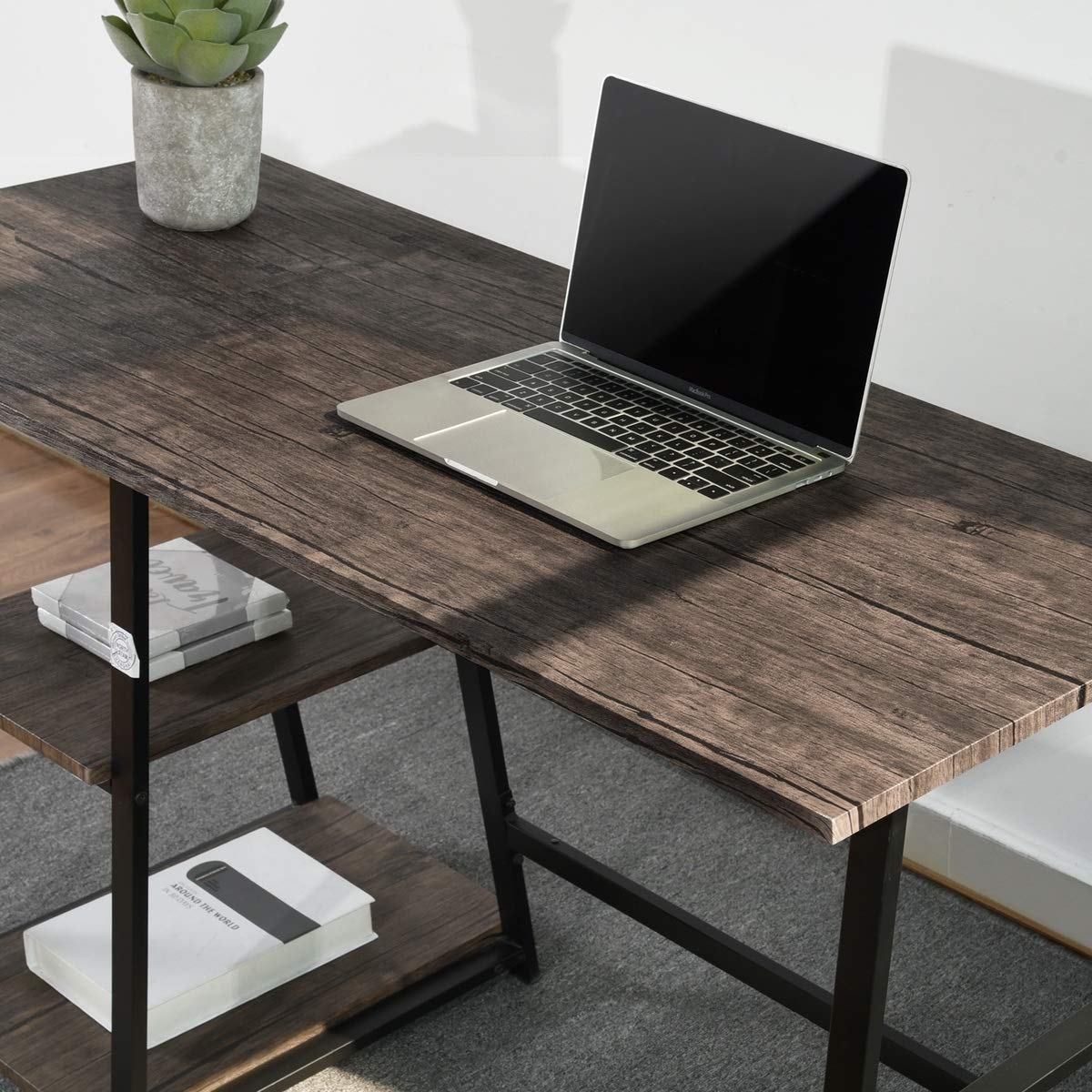 Computer Desk with Shelves - From Where - 