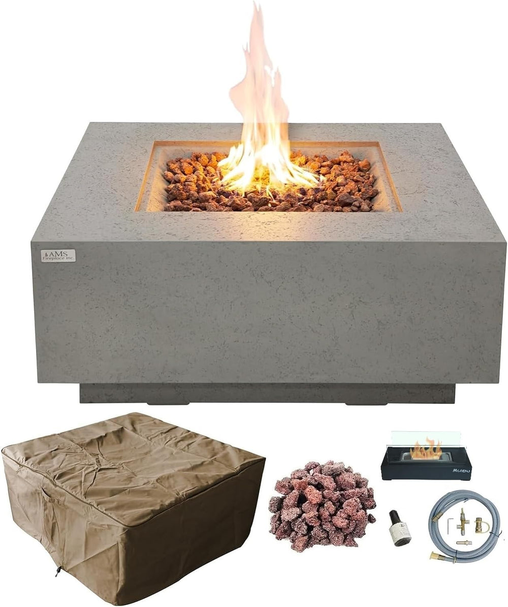 Concrete Fire Pit Table - From Where - 