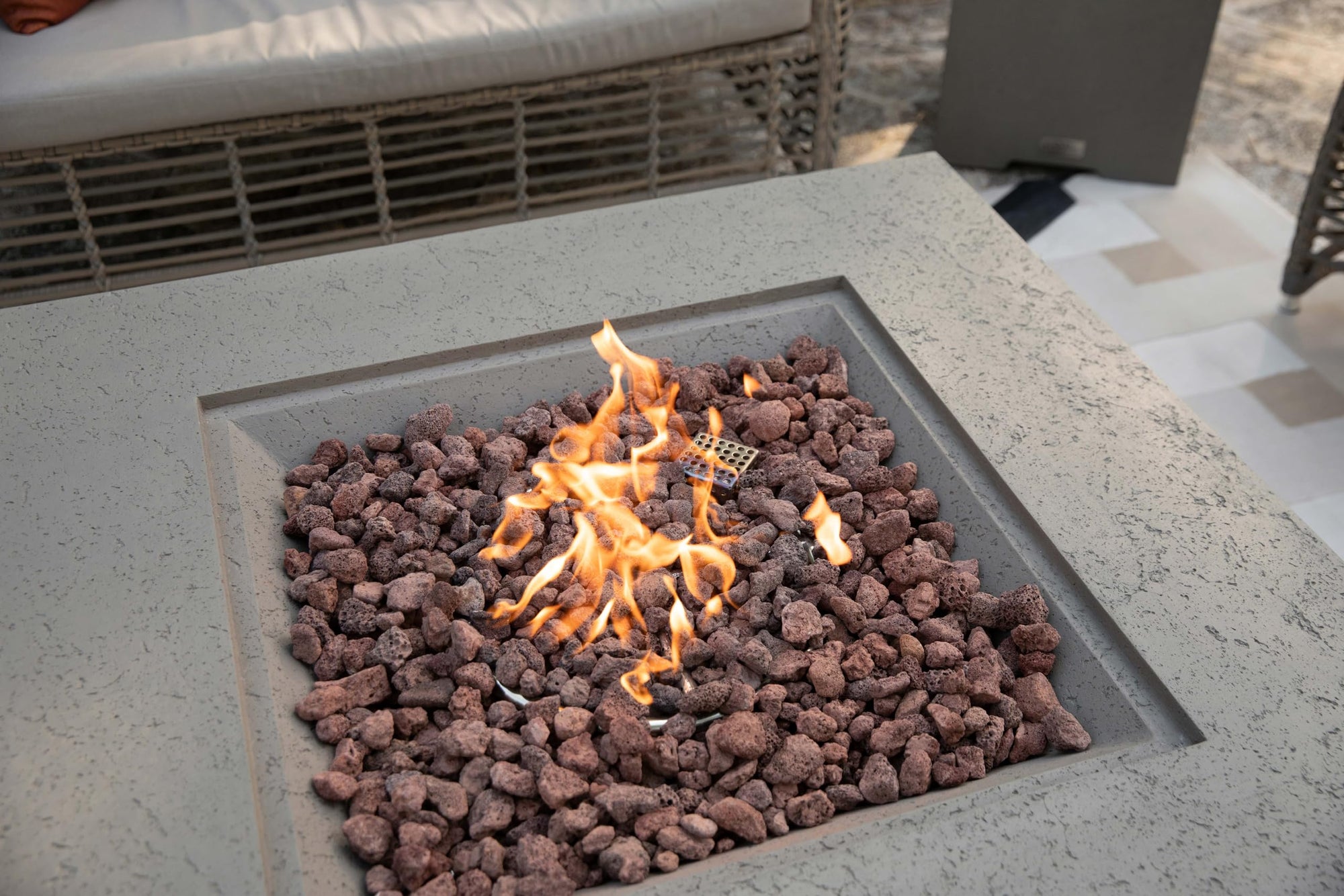 Concrete Fire Pit Table - From Where - 
