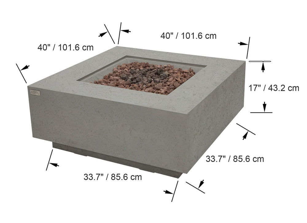 Concrete Fire Pit Table - From Where - 