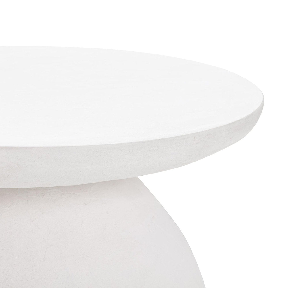 Concrete Pedestal End Table - From Where - 
