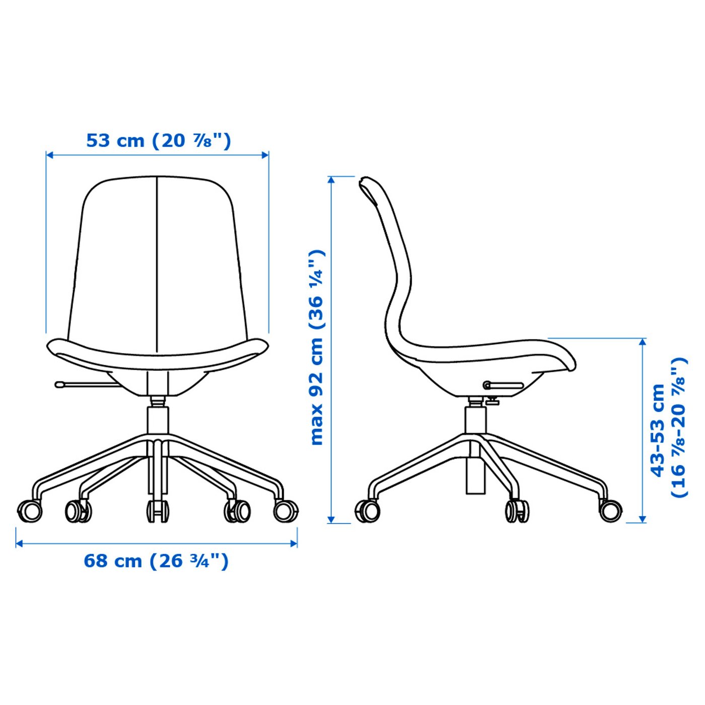 Conference Chair with White Frame - From Where - 