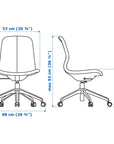 Conference Chair with White Frame - From Where - 