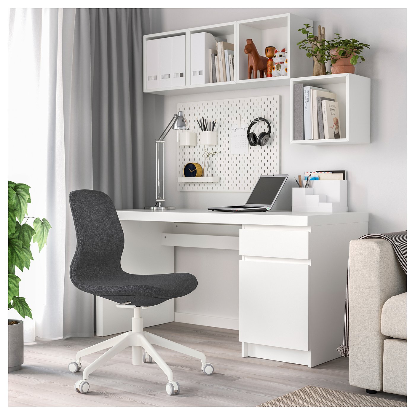Conference Chair with White Frame - From Where - 