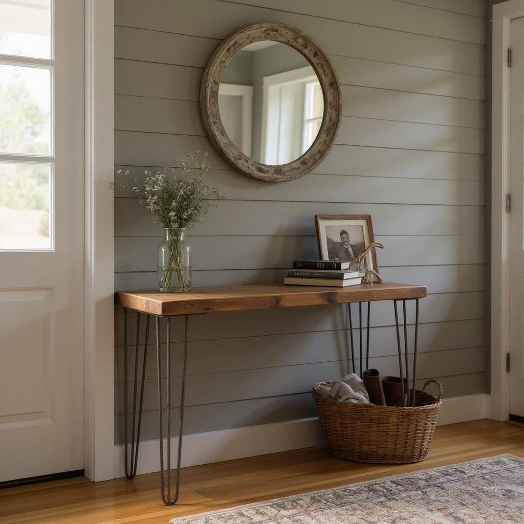Console Table with Hairpin Legs - From Where - 