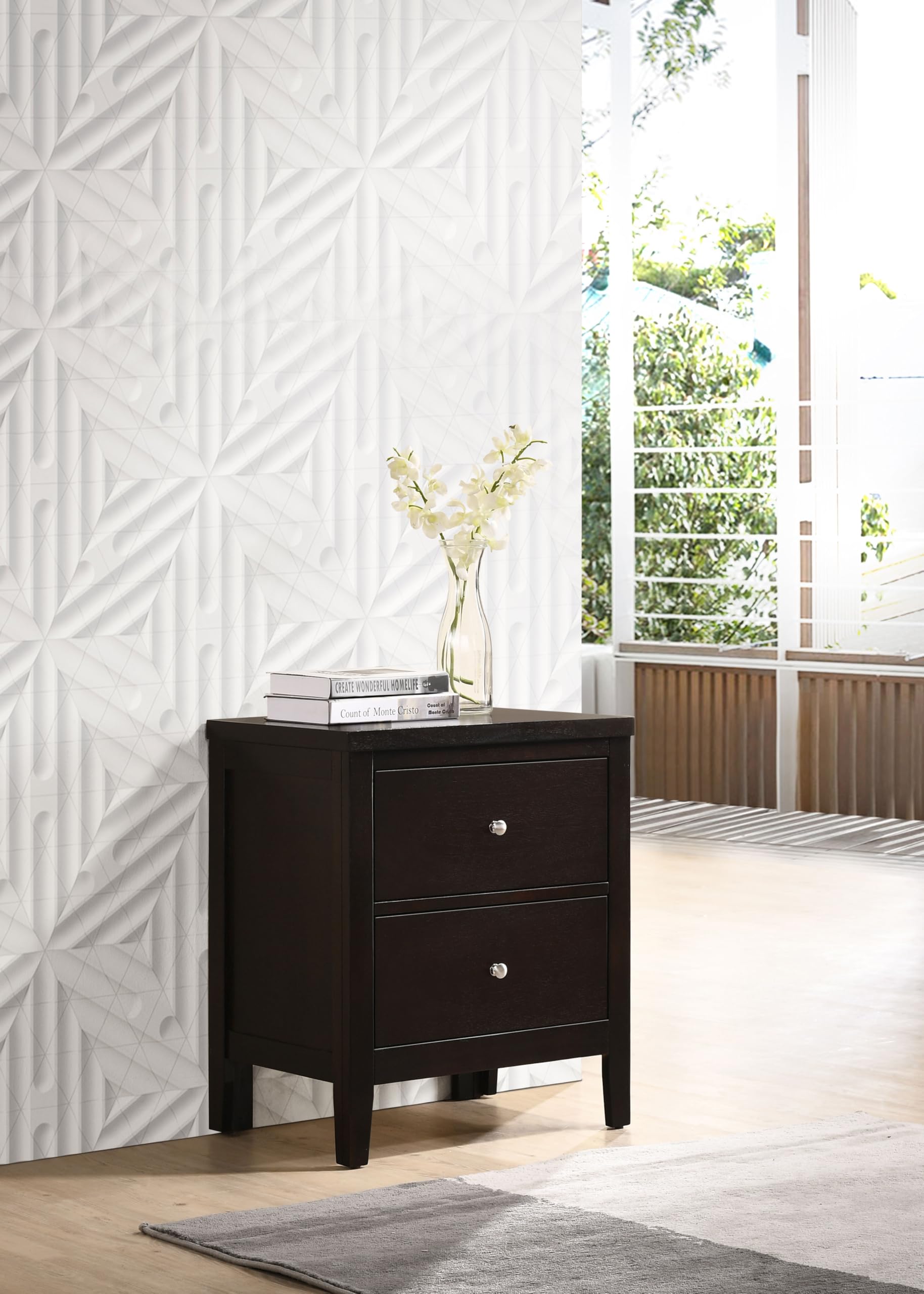 Contemporary Nightstand Table - From Where - 