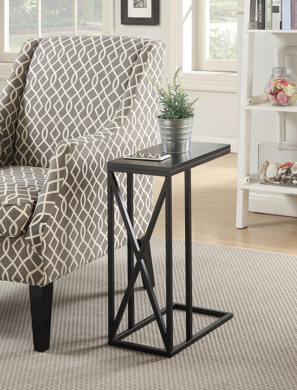 Convenience Concepts Tucson C End Table, Black - From Where - 
