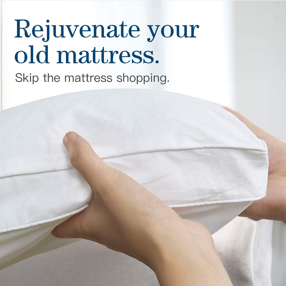 Cooling Plush Mattress Topper - From Where - 