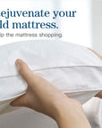 Cooling Plush Mattress Topper - From Where - 
