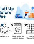Cooling Plush Mattress Topper - From Where - 