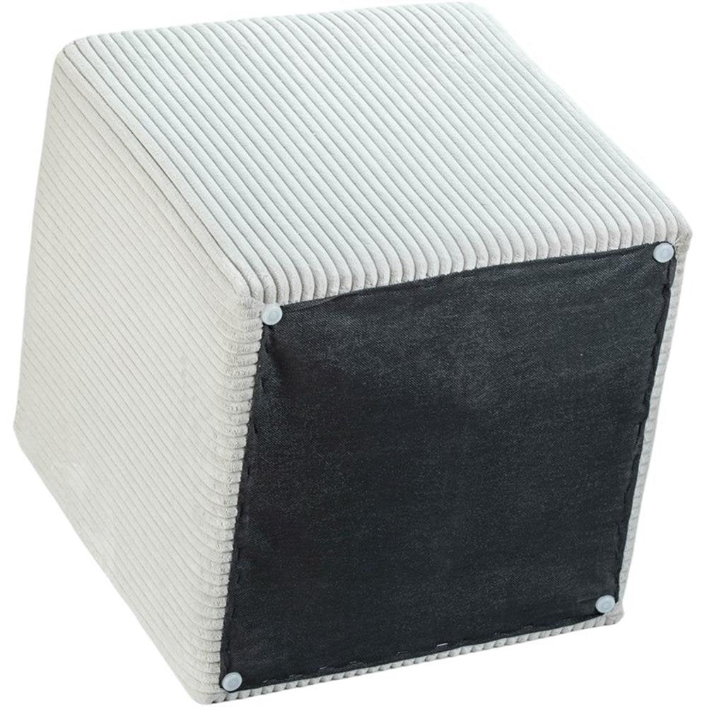 Corduroy Modern Ottoman Stool - From Where - 