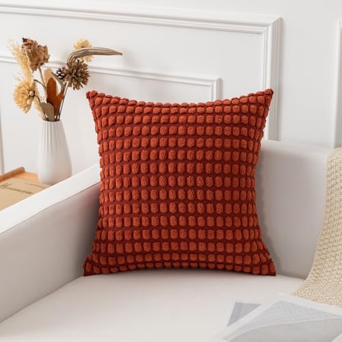 Corduroy Throw Pillow Covers (Set of 2) - From Where - 