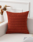 Corduroy Throw Pillow Covers (Set of 2) - From Where - 