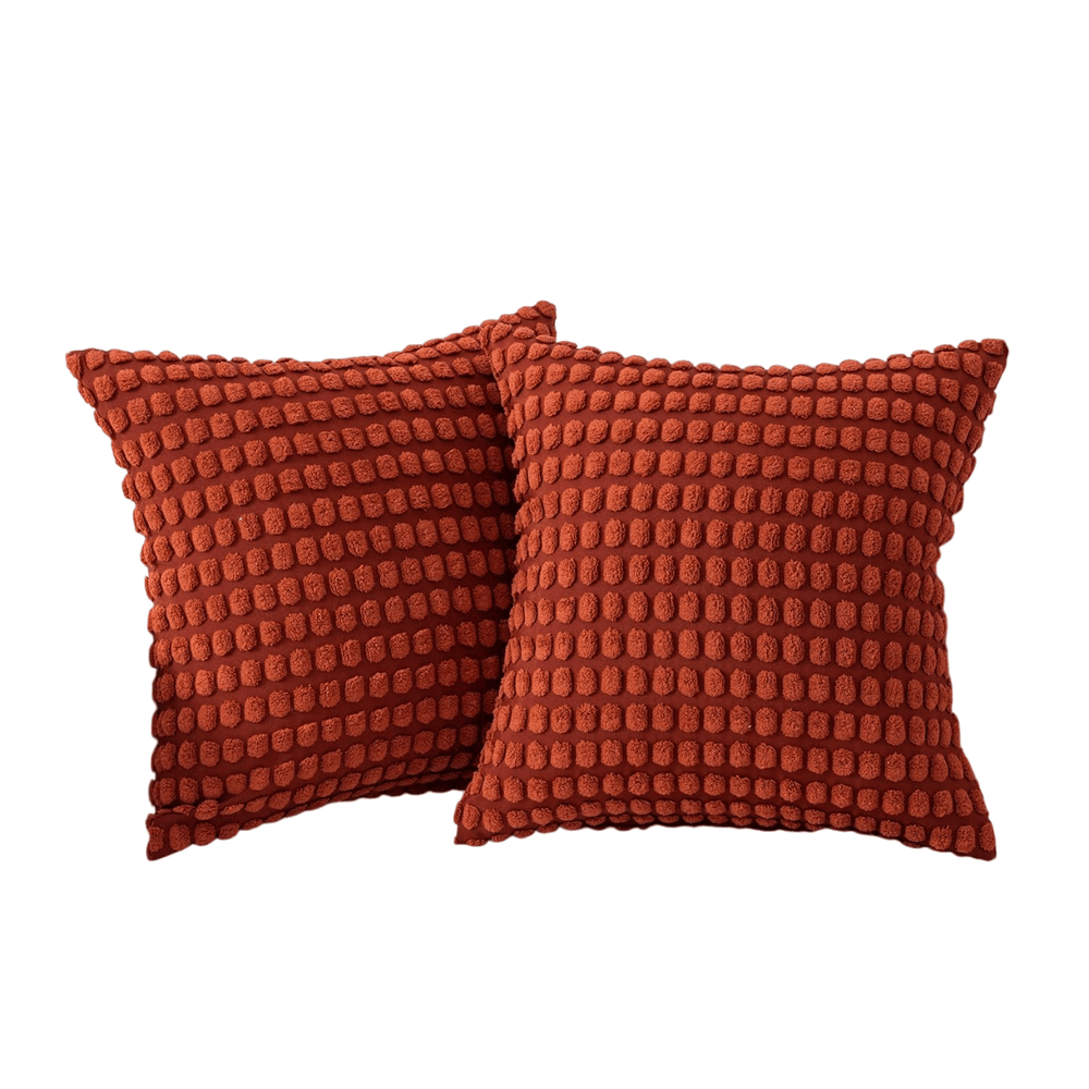 Corduroy Throw Pillow Covers (Set of 2) - From Where - 