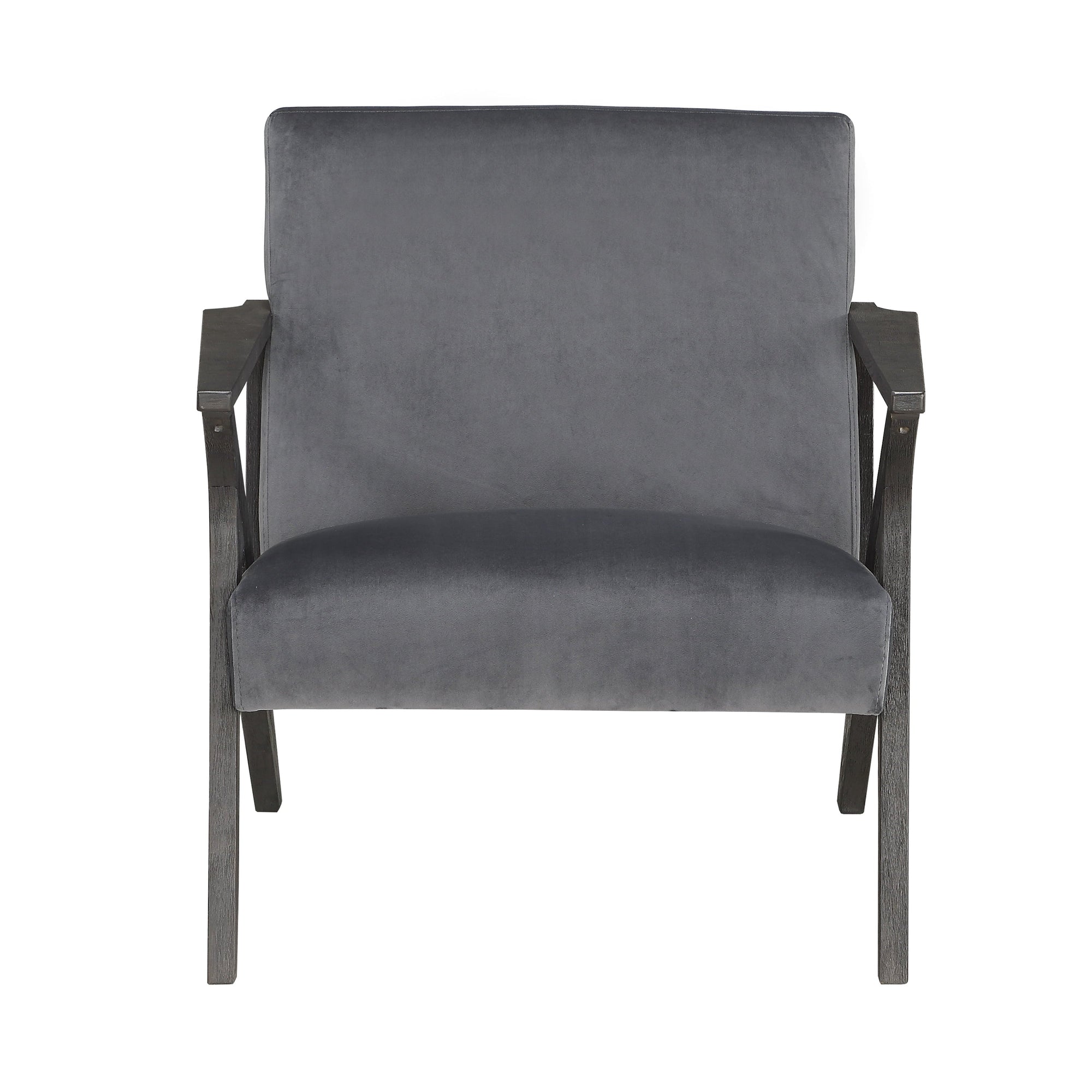 Coriana Gray Accent Chair - From Where - 