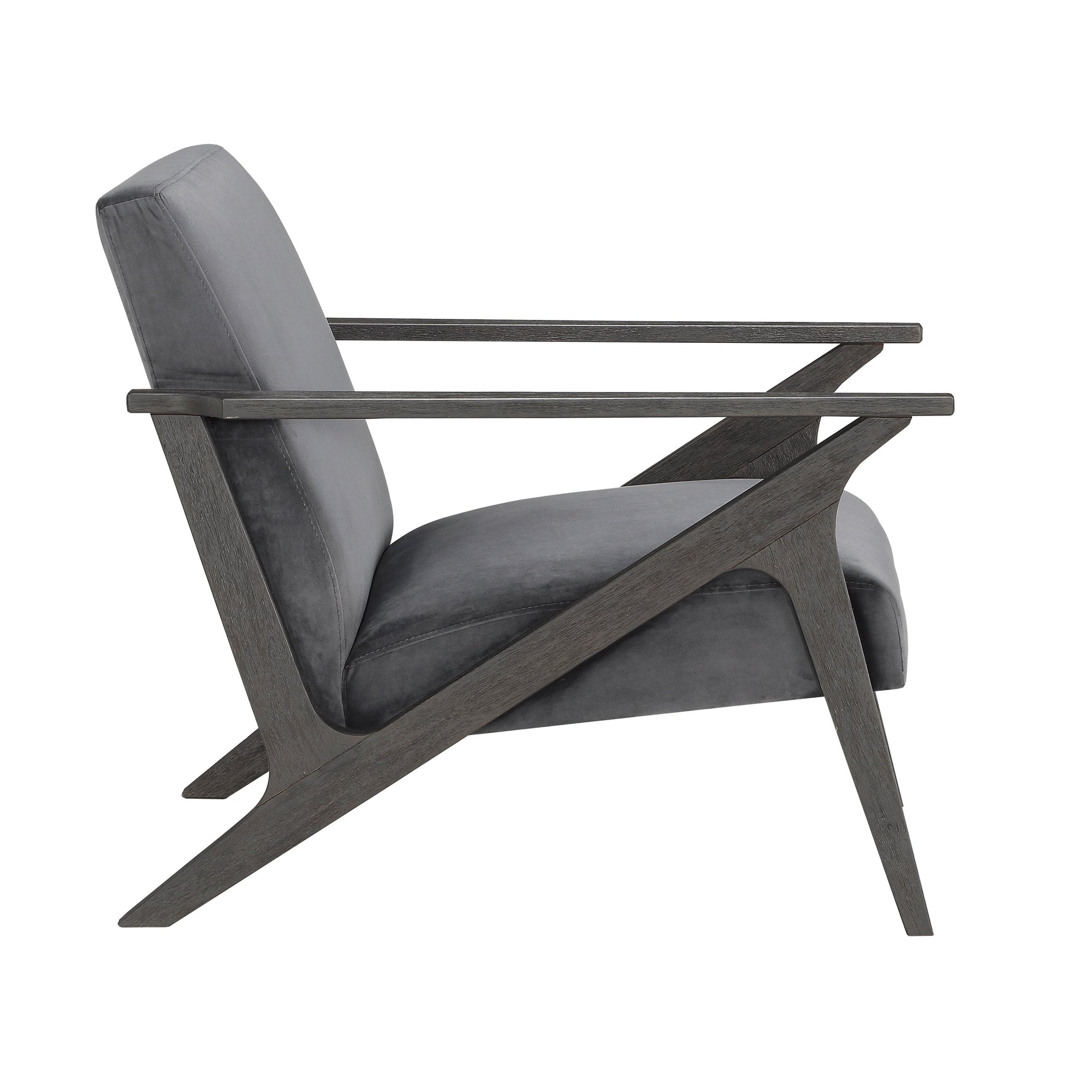 Coriana Gray Accent Chair - From Where - 