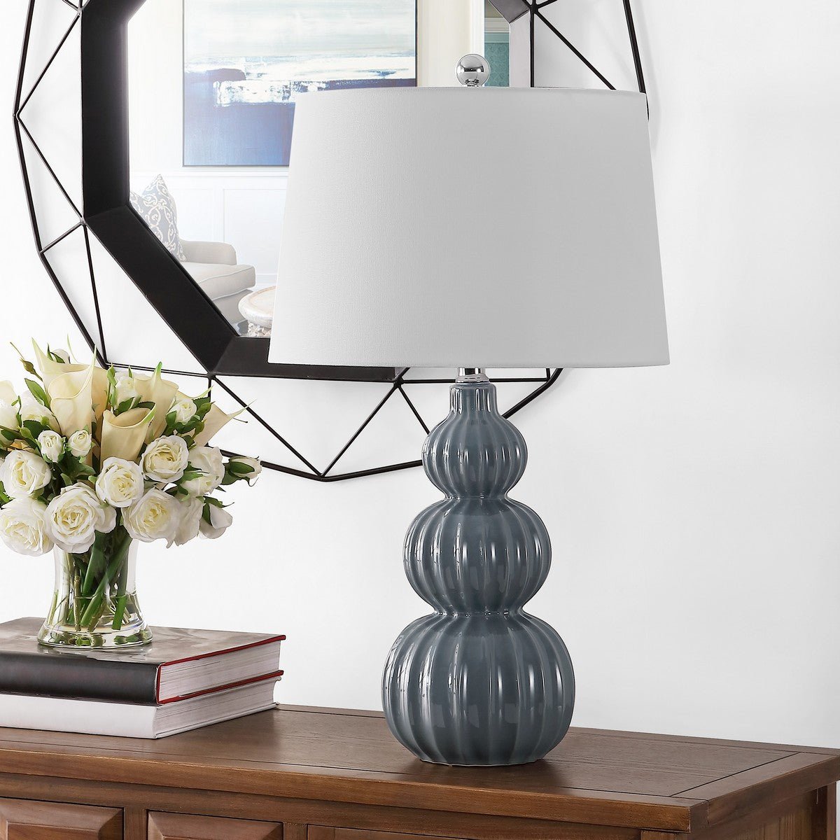 Corina Ceramic Table Lamp - From Where Finds - 