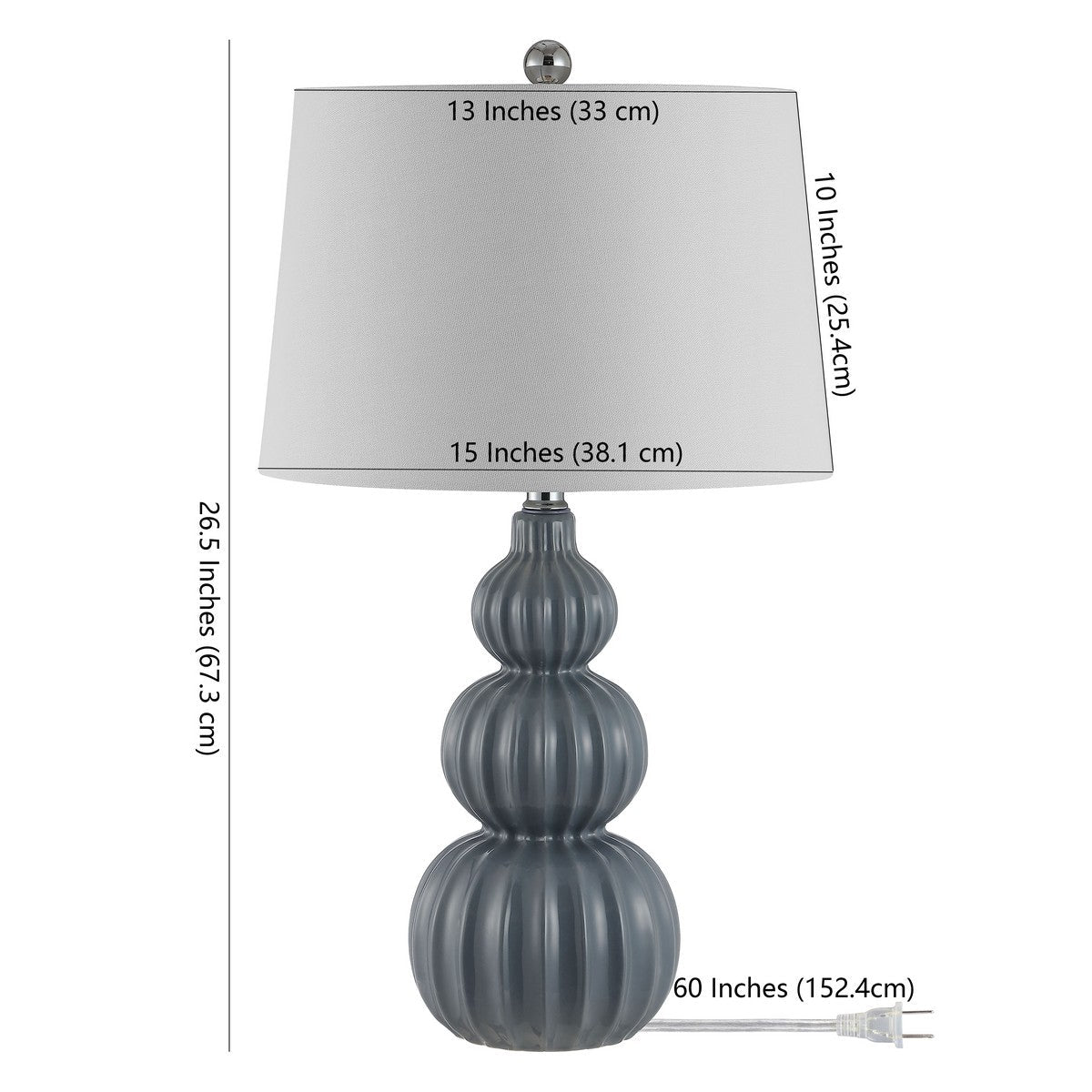 Corina Ceramic Table Lamp - From Where Finds - 
