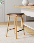 Corrigan Height Wood Barstool - From Where - 