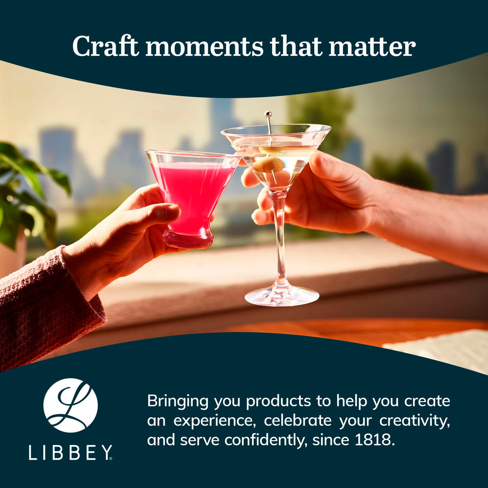 Cosmopolitan Stemless Martini Glasses - From Where - 