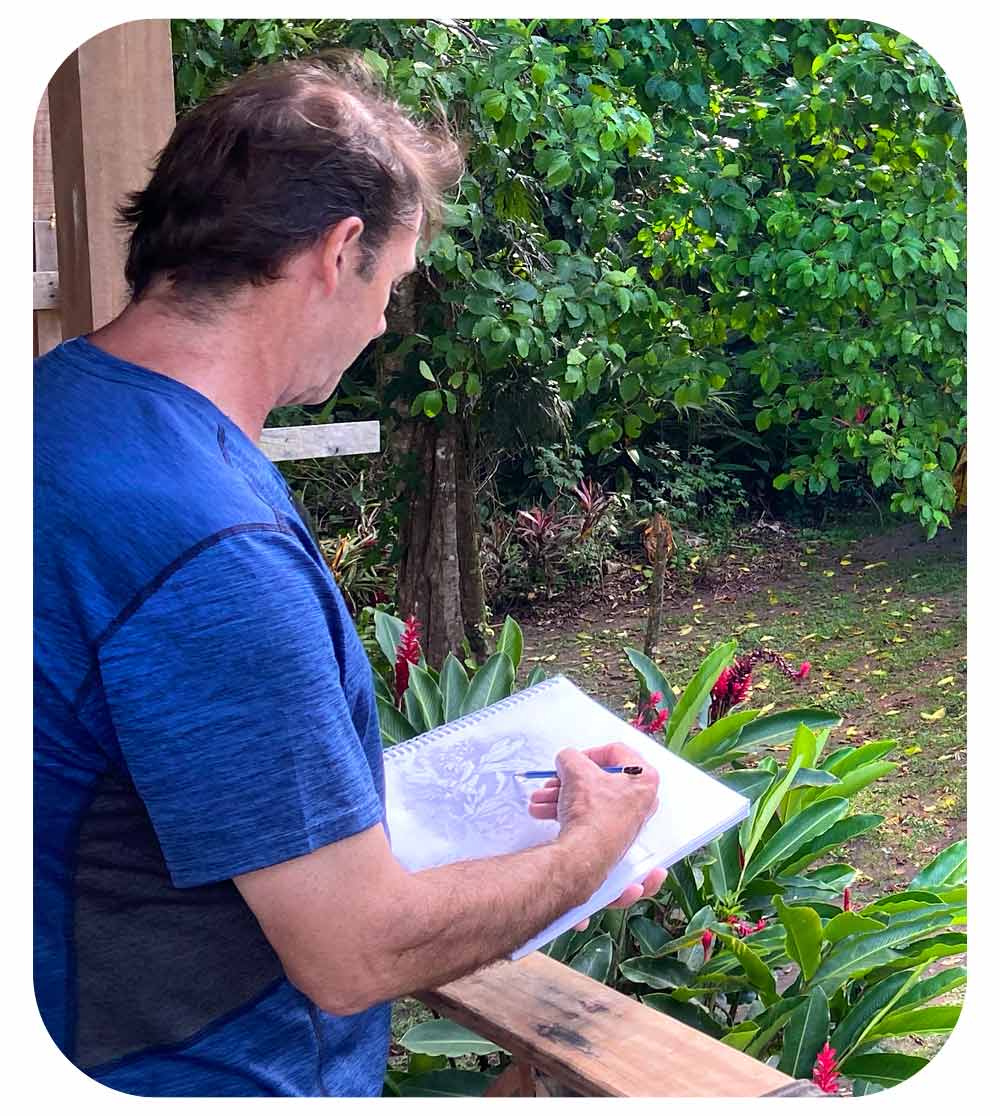 Costa Rica Hand - Drawn Map - From Where Finds - Map