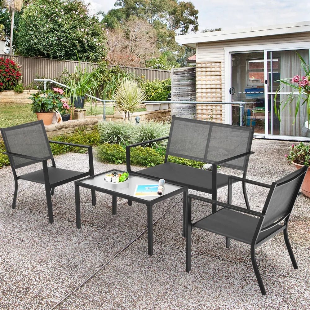 Costway 4 Pcs Patio Furniture Set - From Where - 