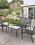 Costway 4 Pcs Patio Furniture Set - From Where - 