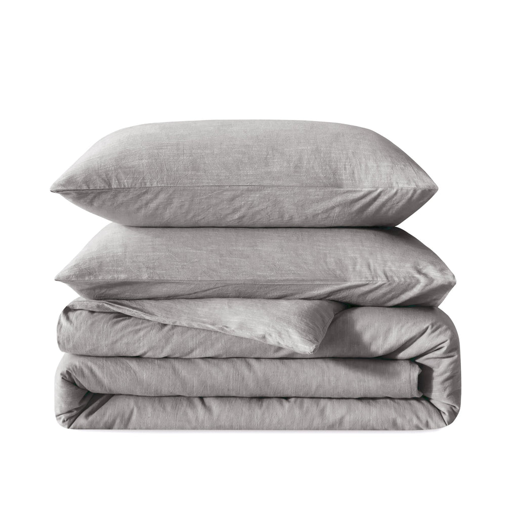 Cotton Blend Duvet Cover (Set of 3) - From Where - 