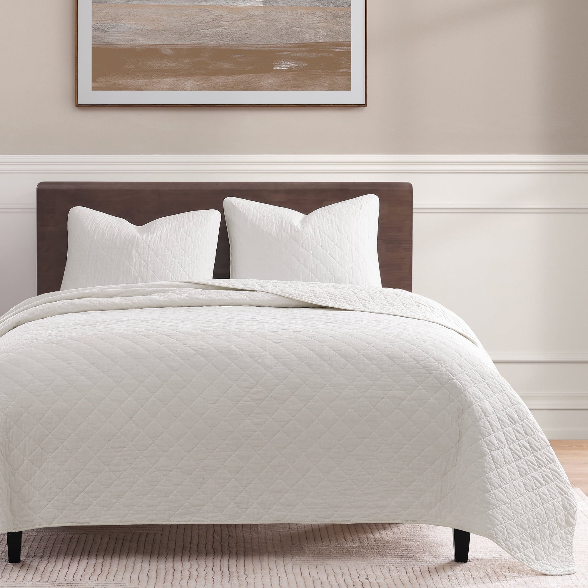 Cotton Comfort 3 Piece Quilt Set - From Where - 