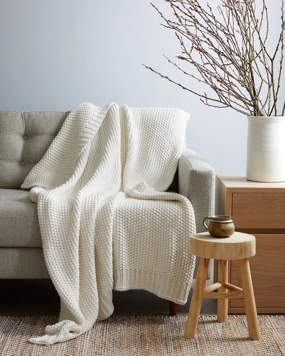 Cotton Fisherman Throw - From Where Finds - 
