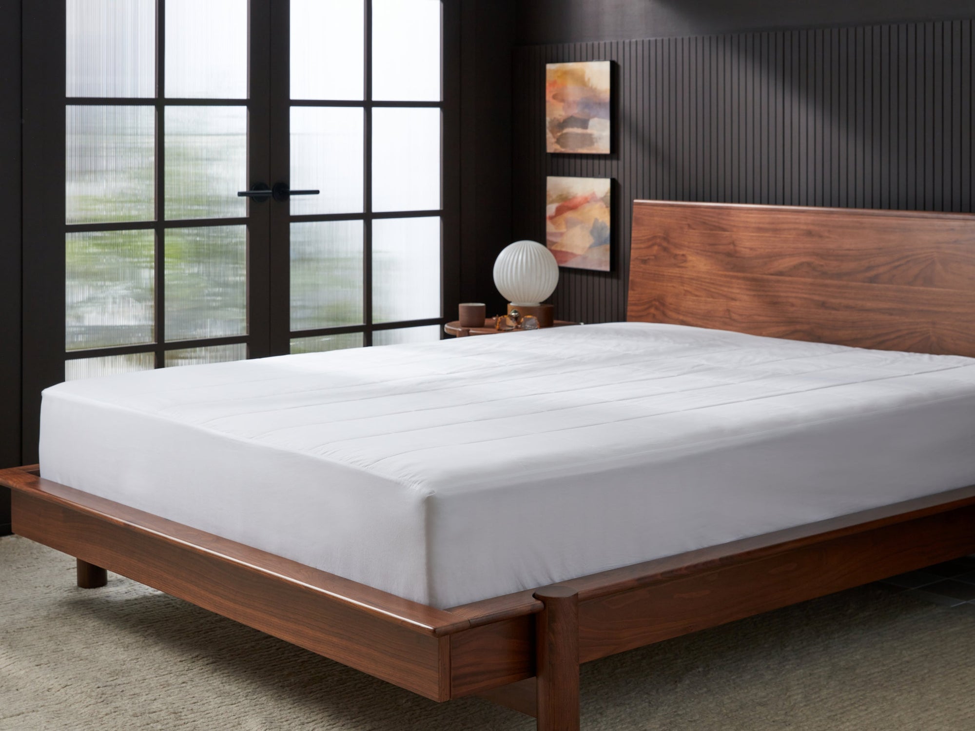 Cotton Mattress Protector - From Where - 