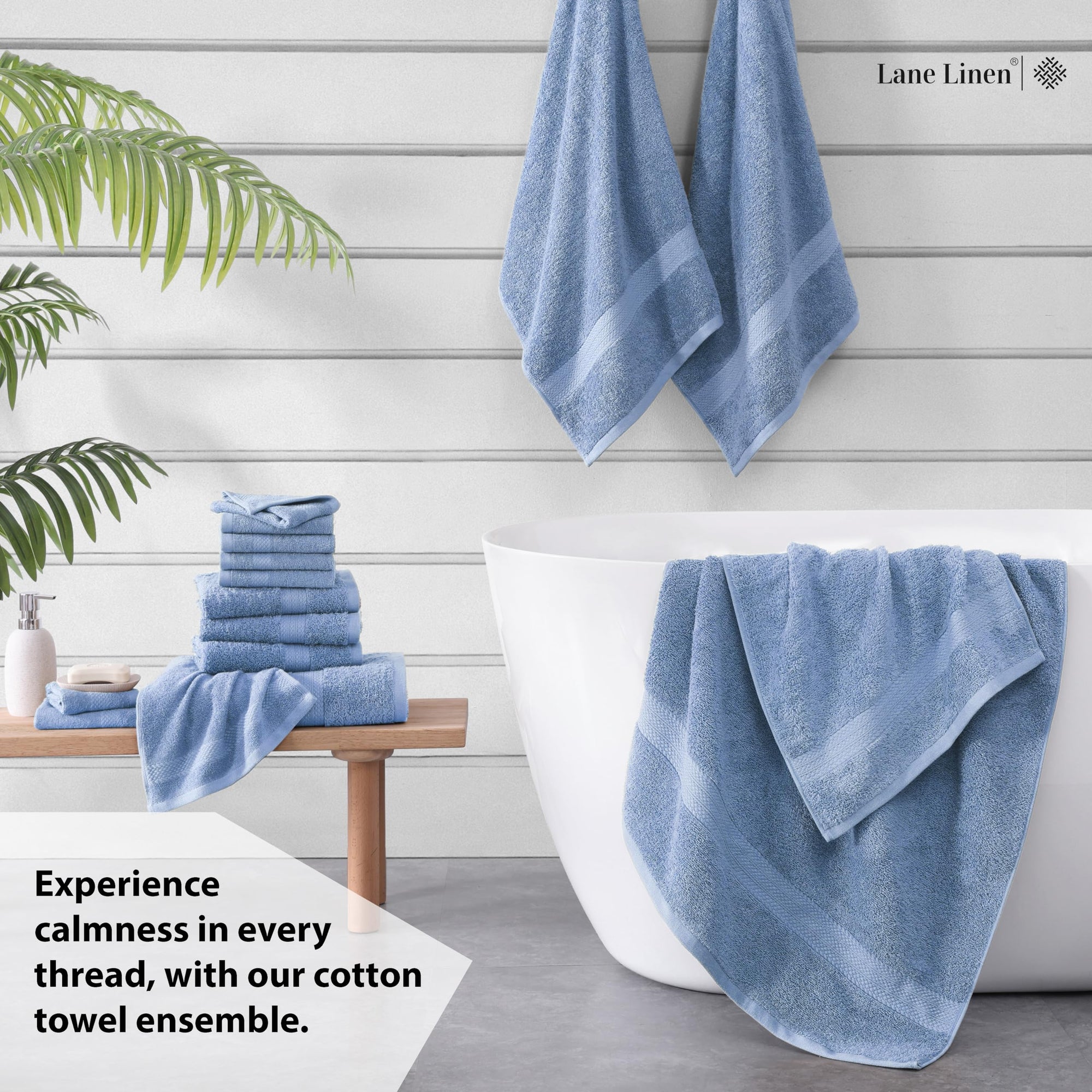 Cotton Premium Bathroom Towels Set - From Where Finds - 