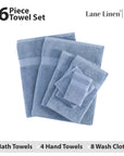 Cotton Premium Bathroom Towels Set - From Where Finds - 