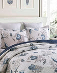 Cotton Quilted 3 - Piece Bedspread Set - From Where - 