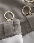 Cotton Slub Room Darkening Curtain - From Where Finds -