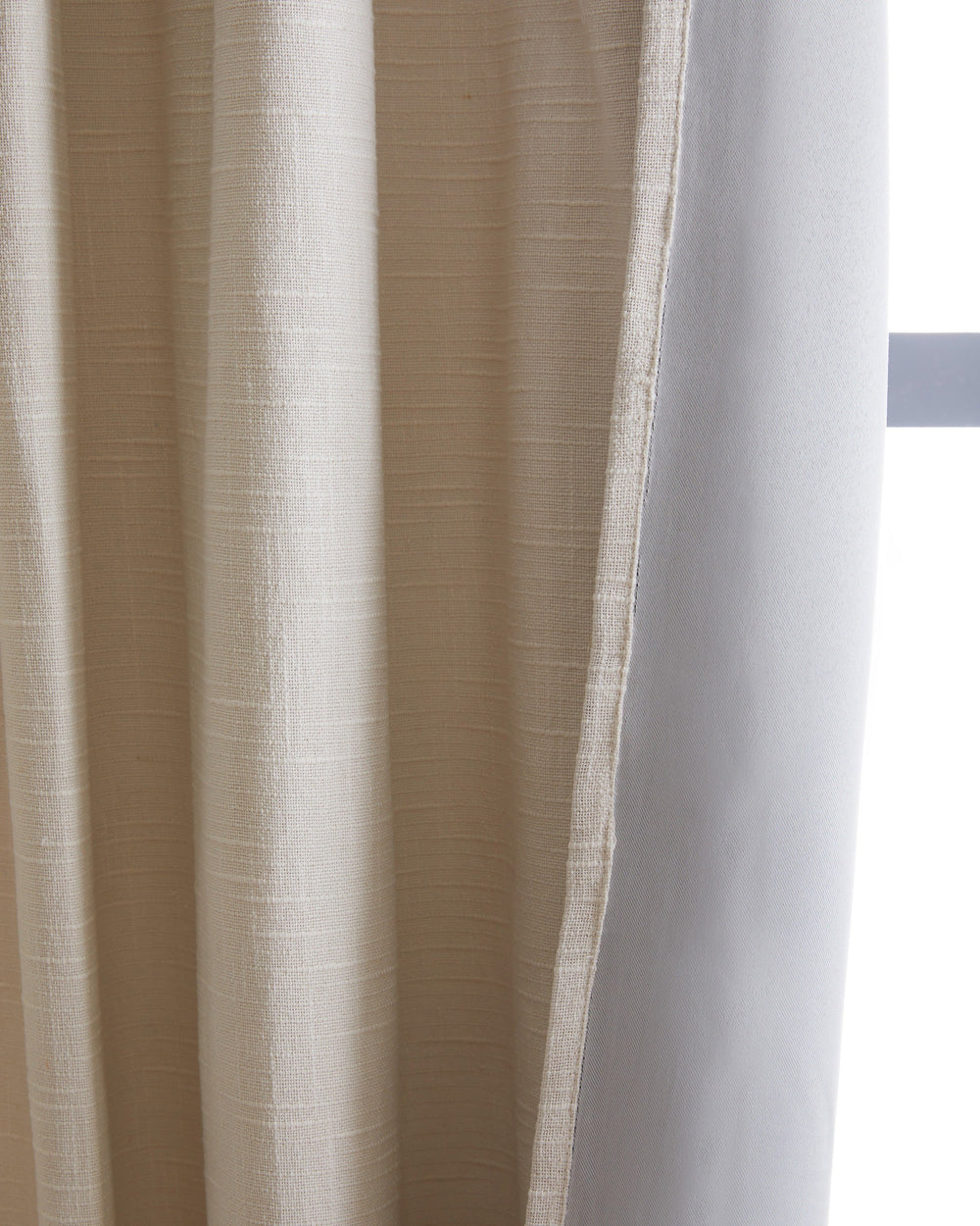 Cotton Slub Room Darkening Curtain - From Where Finds -