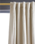 Cotton Slub Room Darkening Curtain - From Where Finds - 