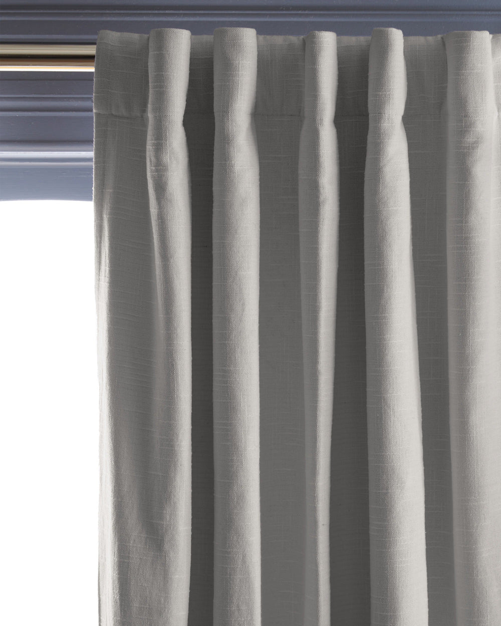 Cotton Slub Room Darkening Curtain - From Where Finds -