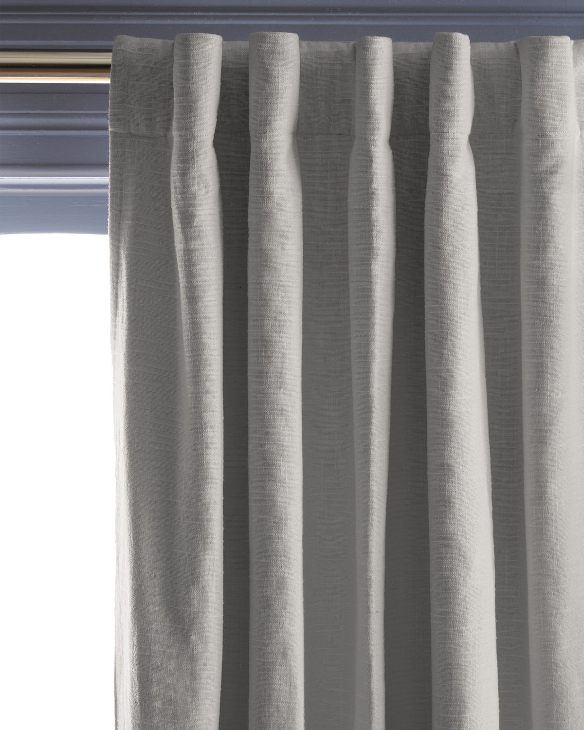Cotton Slub Room Darkening Curtain - From Where Finds -